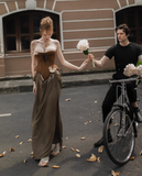 Fashion Strapless Patchwork Butterflies Design A-line Women Dress HZ1024