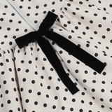 Vintage Dot Pattern Strapless A-Line Short Summer Dresses Party Dress Homecoming Dress HZ1024