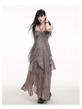 Simple Fashion Beach Party Chiffon Halter Dress HZ1024