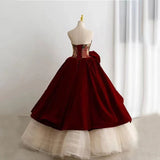 Unique Rose Design Strapless Sweet 16 Quinceanera A-Line Prom Dress Birthday Dress Evening Dress Ball Gown HZ1024