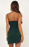 Vintage Dark Green V-neck Short Sheath Party Dress Cocktail Dress Homecoming Dress HZ1024