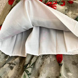 New Women Simple Fashion Spaghetti Strap High Waist Floral Dress HZ1024