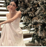 Elegant Sweetheart Prom Dress A-Line Spaghetti Strap Evening Gown Party Dress Long Formal Dress HZ1024