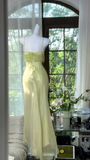 Shiny Light Green Sequined Spaghetti Strap Design Chiffon Prom Dress Evening Dress HZ1024