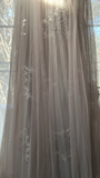 Vintage Light Purple Applique Design Romantic Chiffon Evening Dress Prom Dress HZ1024