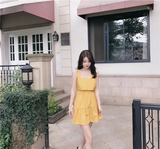 New Fashion Sleeveless Backless Beach Slim Spaghetti Strap Dress HZ1024