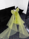 Sparkling Green Sequined Design Elegant Mermaid Prom Dress Evening Dress HZ1024