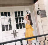 New Fashion Sleeveless Backless Beach Slim Spaghetti Strap Dress HZ1024