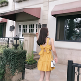 New Fashion Sleeveless Backless Beach Slim Spaghetti Strap Dress HZ1024