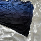 Vintage Gradient Navy Blue/Purple Exquisite Beaded Halter-neck Sheath Prom Dress Evening Dress HZ1024