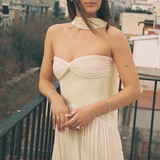 Enchanting Ivory Sweetheart Strapless A-Line Long Prom Dress Evening Dress HZ1024