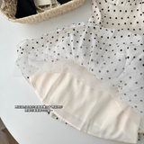 New Fashion Polka Dot Design A-line Sleeveless Spaghetti Strap Dress HZ1024