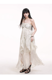 Simple Fashion Beach Party Chiffon Halter Dress HZ1024