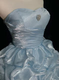Vintage Sweetheart A-Line Homecoming Dress Ruffle Strapless Party Dress Short Cocktail Dress HZ1024