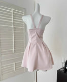 Vintage Pink Beaded Homecoming Dress A-Line Satin Party Dress Short Cocktail Dress HZ1024