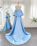 Vintage Shiny Beaded Strapless Sheath Cape Design Long Prom Dress Evening Dress HZ1024