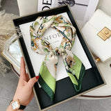 New Fashion Elegant Versatile Soft Fabric Silk Scarf HZ1024
