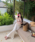 New Fashion Design V-neck Slim Spaghetti Strap Dress HZ1024