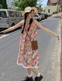 New Stylish Design Beach Holiday Casual Floral Dress HZ1024