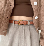 New Fashion Genuine Leather Simple Design Lady Belt HZ1024