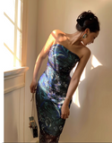 New Fashion Floral Strapless Design Sheath Women Party Dress HZ1024