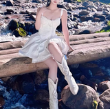 Vintage Sweetheart Ruffled Hem Design Summer Party Dress Homecoming Dress HZ1024