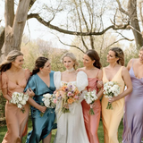 Elegant Square Neck Flying Sleeves Trailing Wedding Dress HZ1024