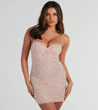 Beautiful Pink Mermaid Off-shoulder Beaded Short Party Dress Homecoming Dress HZ1024