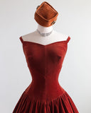 Simple Burgundy A-line Off-shoulder Velvet Short Ball Gown Evening Dress HZ1024