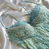 Vintage Blue Strapless A-Line Lace Midi Birthday Party Dress Prom Dress HZ1024