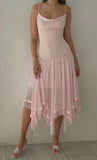 Simple Pink Strapless Sleeveless A-Line Chiffon Length Ankle Party Dress Homecoming Dress HZ1024