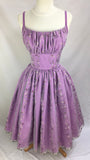 Vintage Purple A-line Strap Embroidered Short Prom Dress Homecoming Dress HZ1024