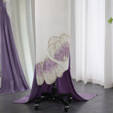 Vintage Butterfly Design Beaded One-shoulder Mermaid Long Prom Dress Evening Dress HZ1024