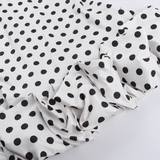 Cute Dot Pattern Sweetheart Spaghetti Strap Sheath Long Summer Dress Prom Dress Evening Dress HZ1024