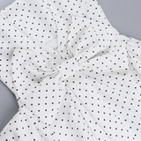 Vintage Dot Pattern Square-neck A-Line Short Summer Dresses Party Dress Homecoming Dress HZ1024