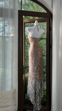 Gorgeous Glittering Sequined Halter-neck Sheath Prom Dress Evening Dress HZ1024