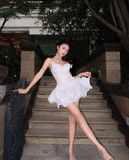 Vintage Lace V-neck Appliques Spaghetti Strap A-line Bodycon Party Dresses Homecoming Dresses, HZ1024