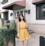 New Fashion Sleeveless Backless Beach Slim Spaghetti Strap Dress HZ1024