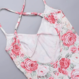 New Simple Fashion Floral Spaghetti Strap Dress HZ1024