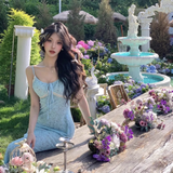 New Fashion Pink Floaral Design Short Sleeves A-Line Women Long Dress HZ1024