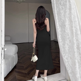 Vintage Applique Floral Spaghetti Strap Mermaid Long Summer Dress Prom Dress Evening Dress HZ1024