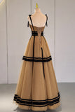 Stylish Tulle Long Prom Dress, A-Line Evening Party Dress HZ1024